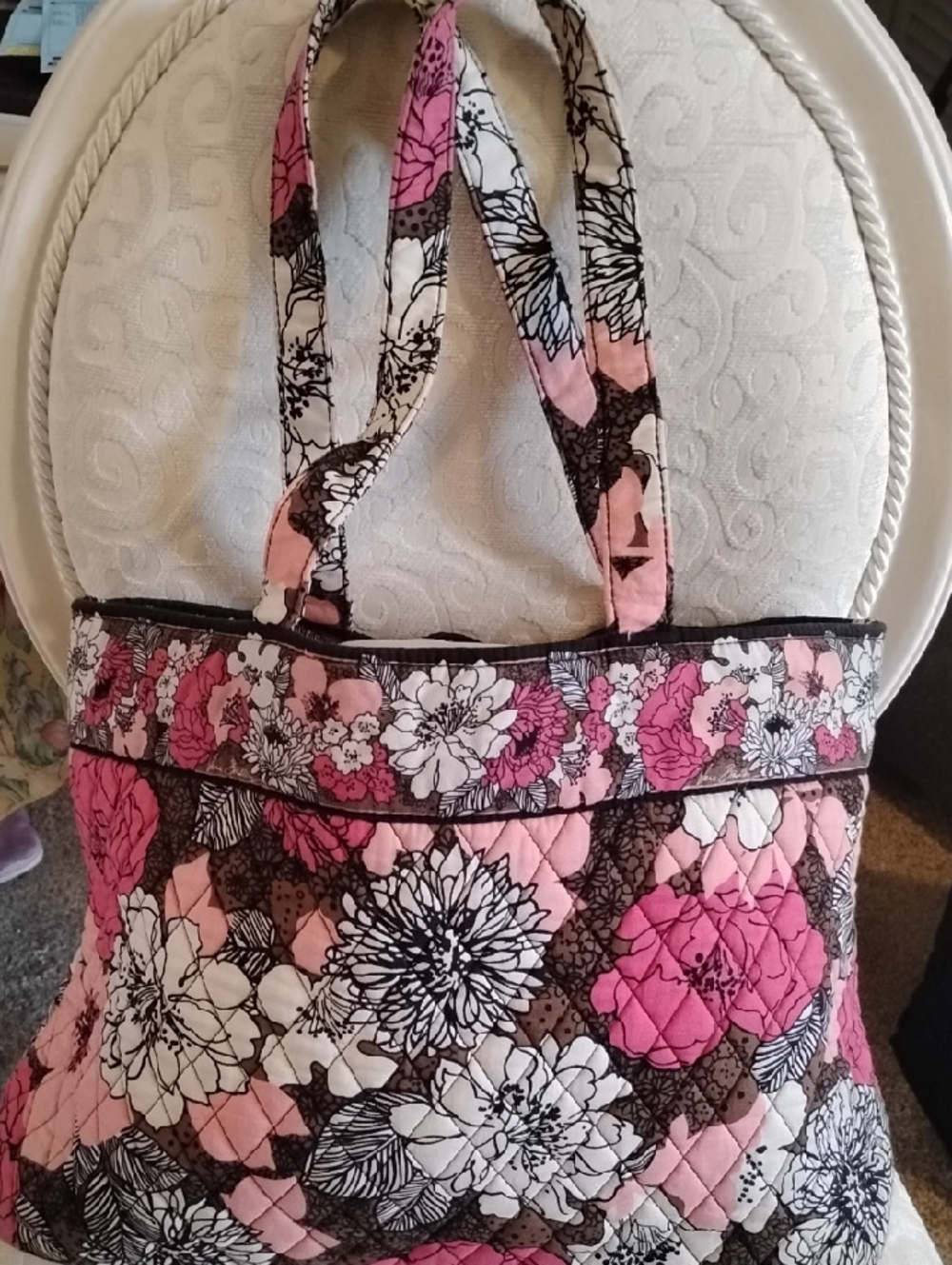 Everyday Tote Bag in Mocha Rouge
